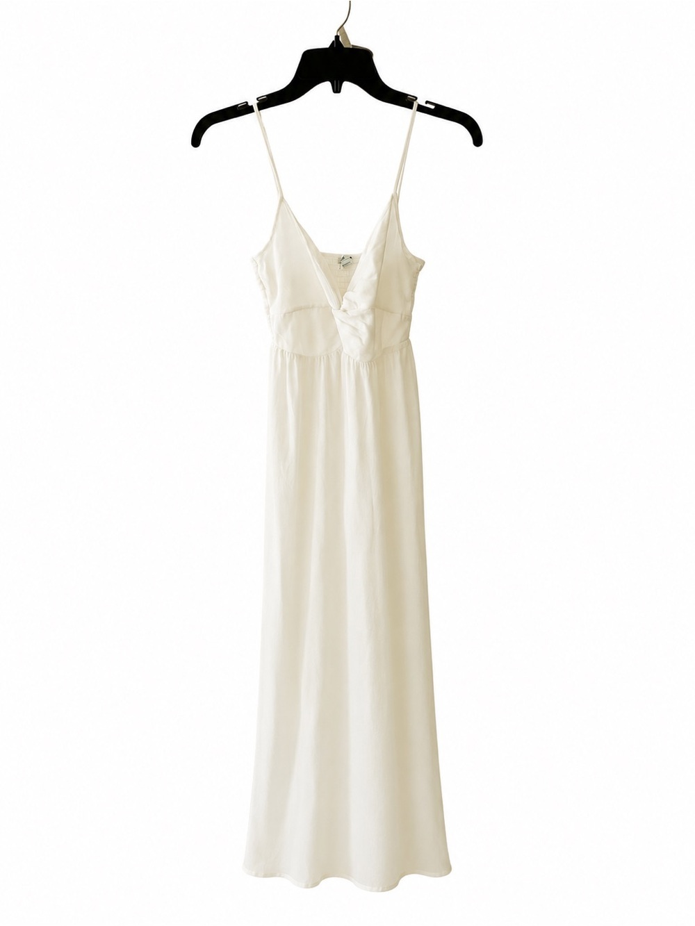 aerie Cream Spaghetti-Strap Slip Dress